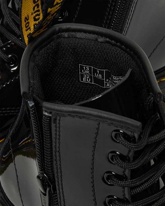 Botines Dr. Martens 1460 Patent Niña Negros MX-24938